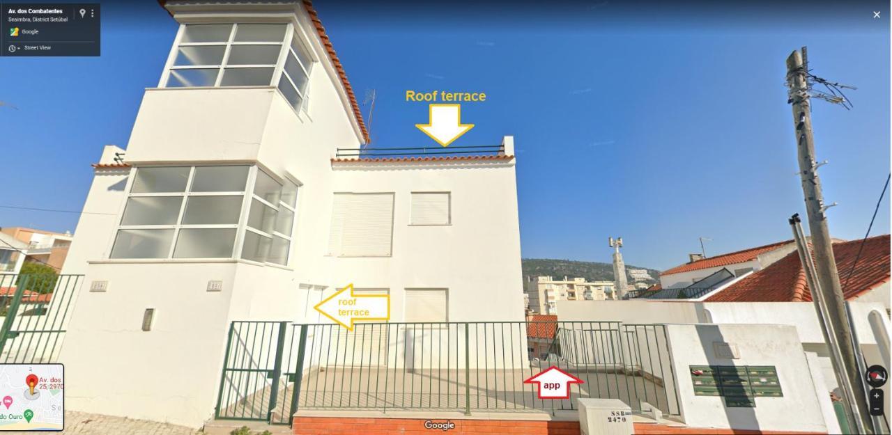 Casa Mar E Sol, New Apartment Near The Beach With Balcony Sesimbra Bagian luar foto